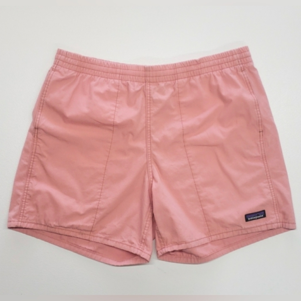 Patagonia Pink Athletic Shorts Lightweight Elastic Waist